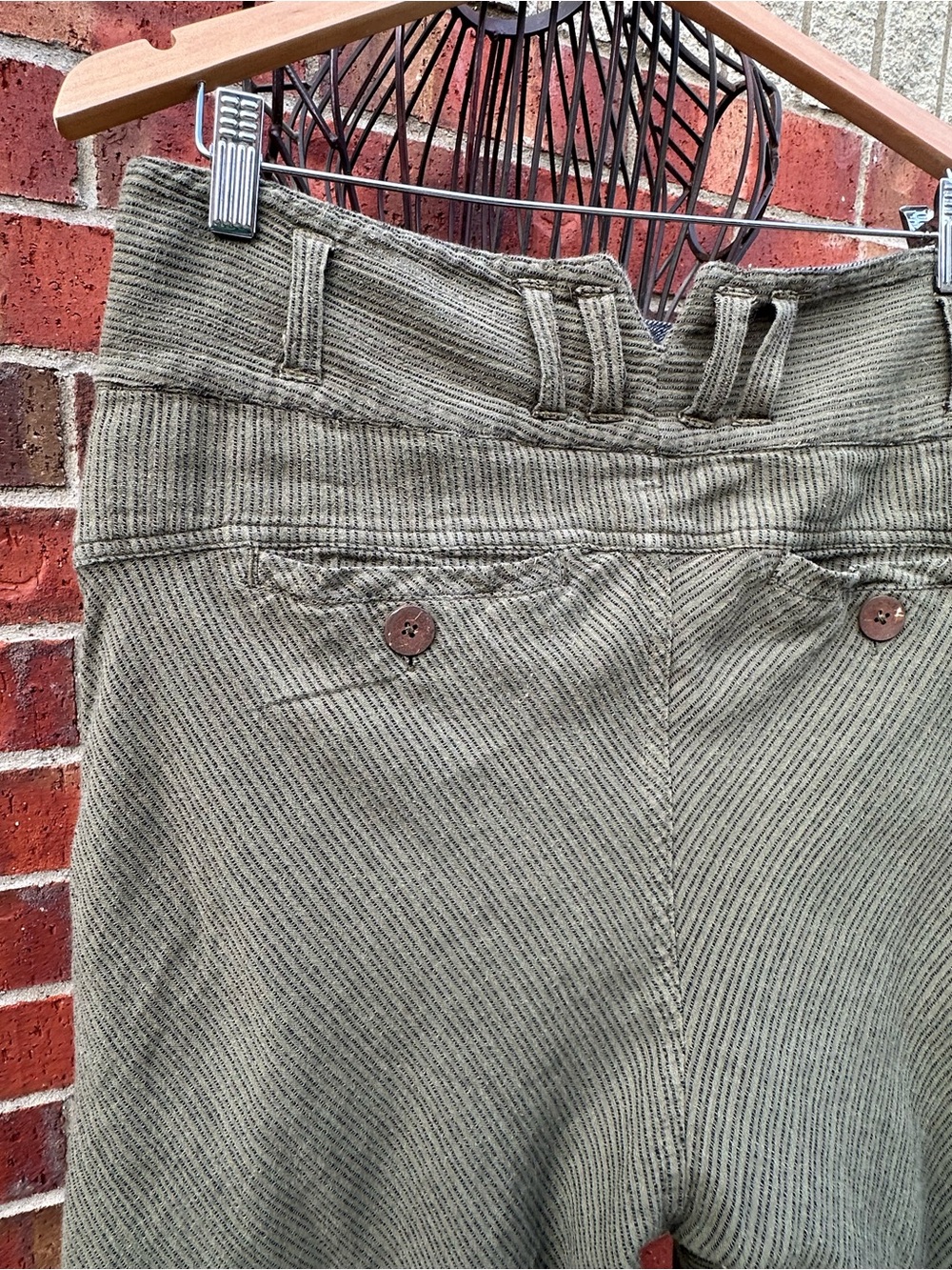 Free People Trouser Relaxed High-Rise Ankle Crop BOHO Festival Gorpcore Academa - Picture 11 of 17